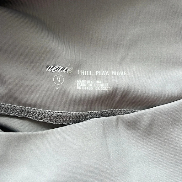 Aerie Chill Play Move 7/8 leggings Gray Size Medium - Picture 6 of 8